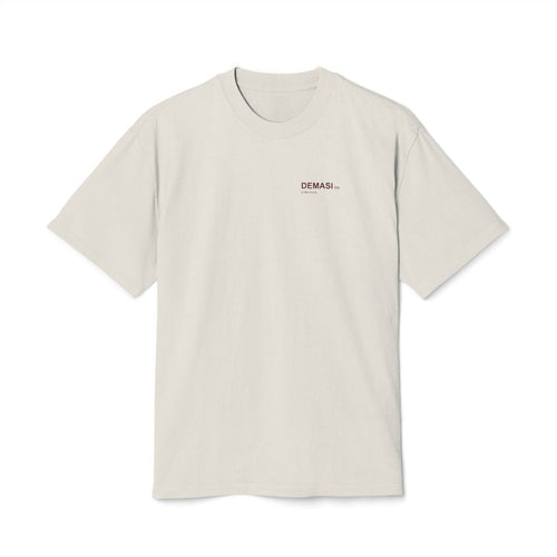 DEMASI alibi-01 — heavy, Faded Bone, front; final native supplier mockup