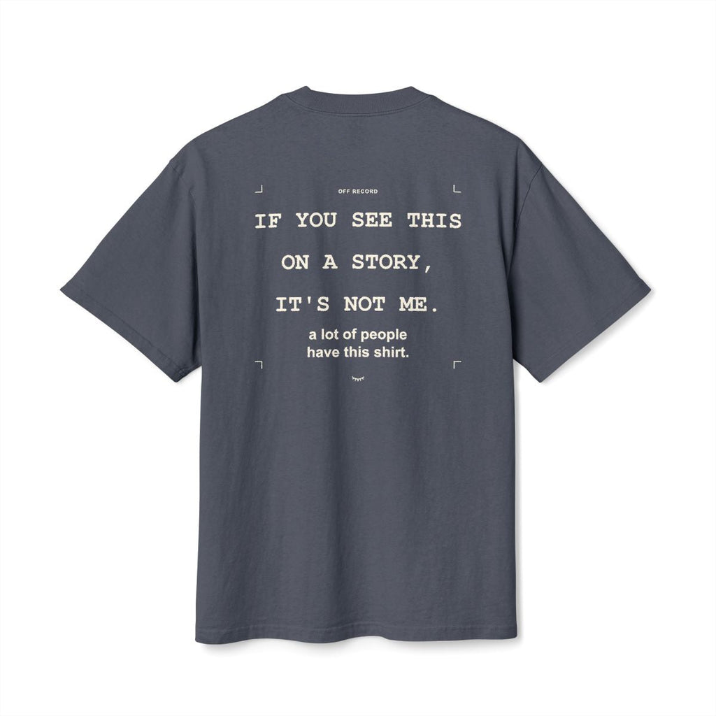 DEMASI off-record-01 — heavy, Faded Indigo, back; COPY13 verified native supplier mockup