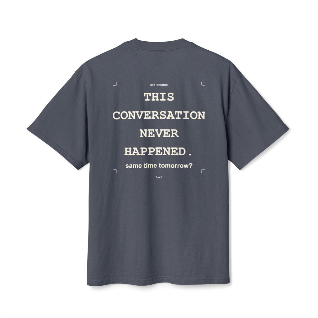 DEMASI off-record-03 — heavy, Faded Indigo, back; final native supplier mockup