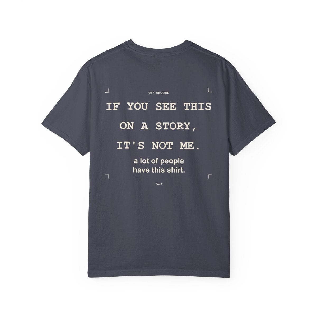 DEMASI off-record-01 — relaxed, Navy, back; COPY13 verified native supplier mockup