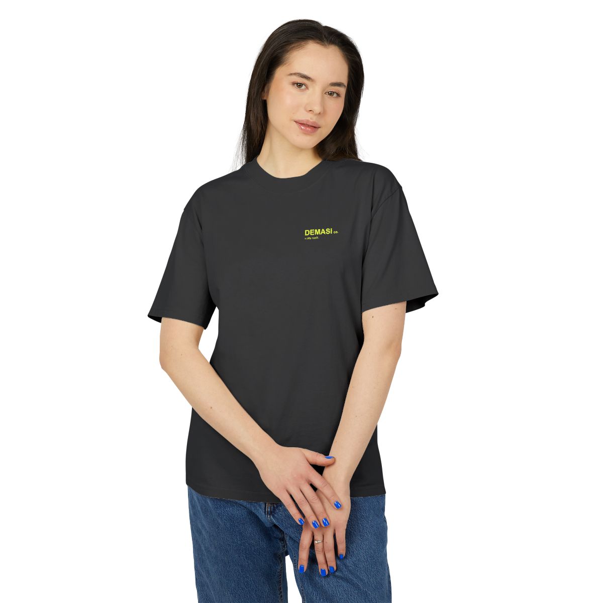 DEMASI liability-02 — heavy, Faded Black, person front; supplier model preview