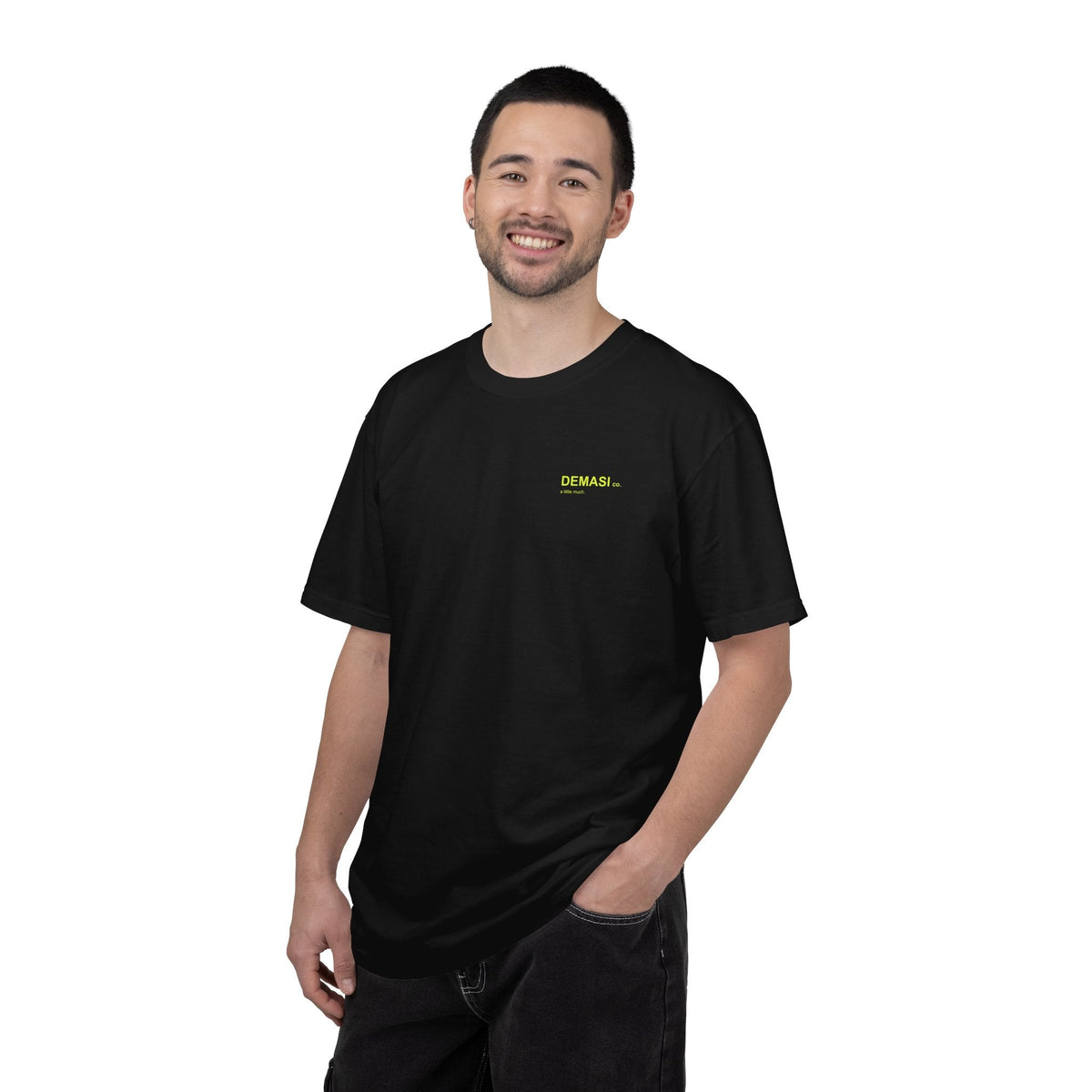 DEMASI liability-03 — relaxed, Black, person front; supplier model preview