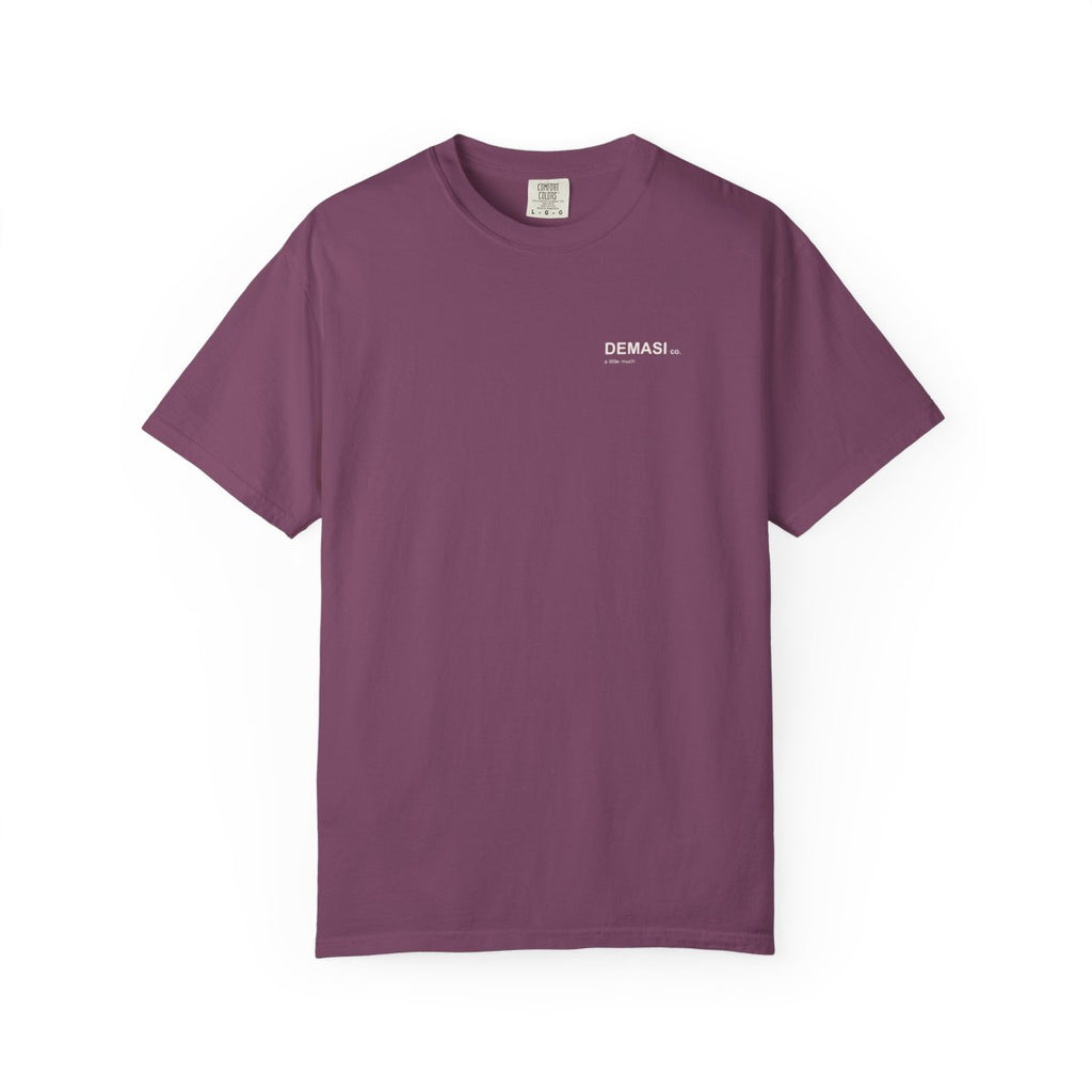 DEMASI alibi-01 — relaxed, Berry, front; final native supplier mockup