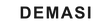 DEMASI wordmark